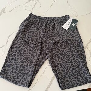 Glyder Gray Leopard Print Joggers